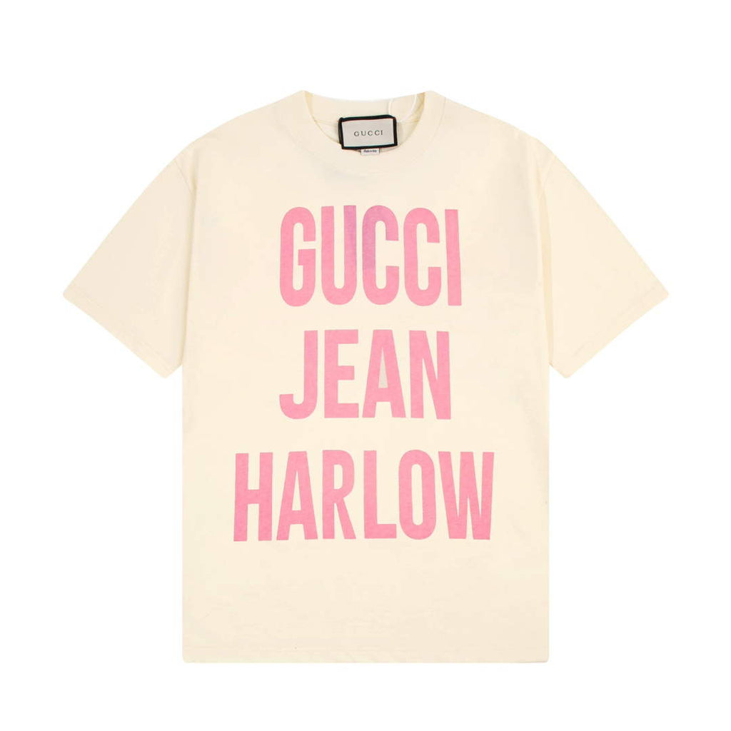 Gucci 457095 Logo print cotton jersey Men Women's T-shirt G38718