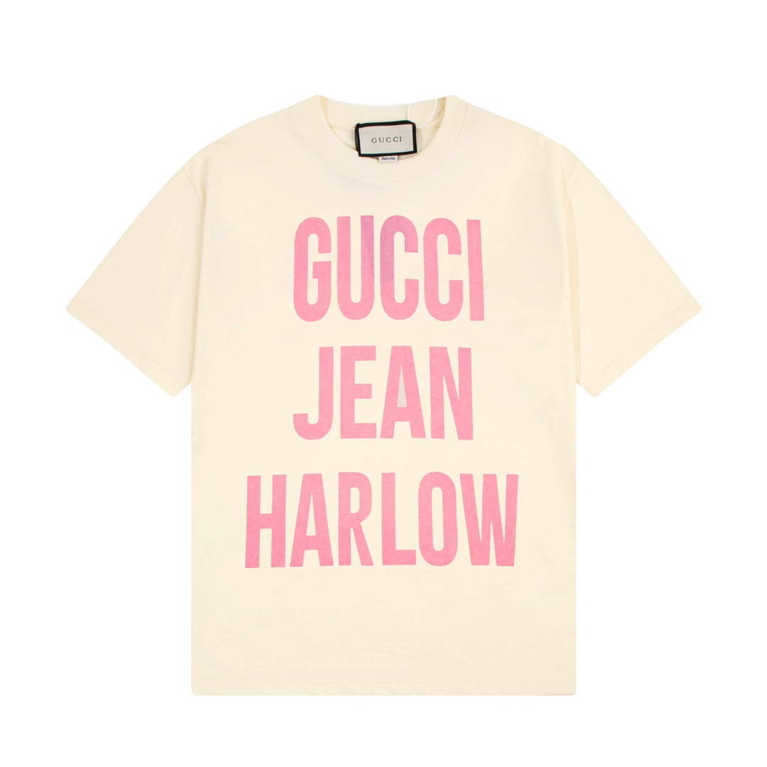 Gucci 457095 Logo print cotton jersey Men Women's T-shirt G38718