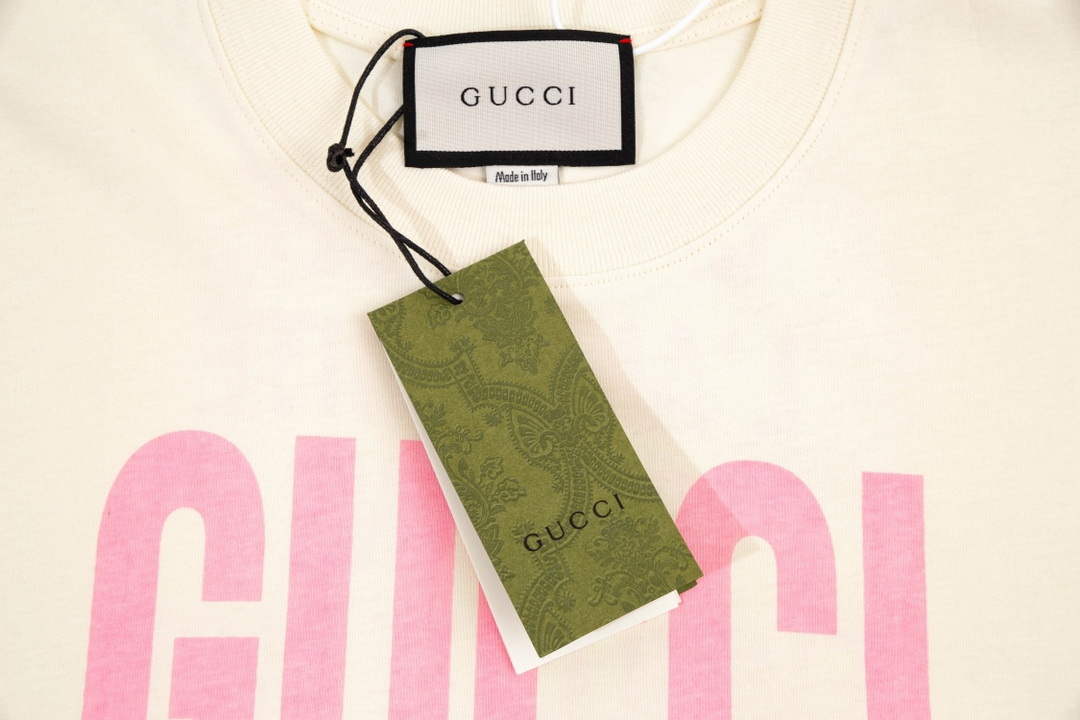 Gucci 457095 Logo print cotton jersey Men Women's T-shirt G38718