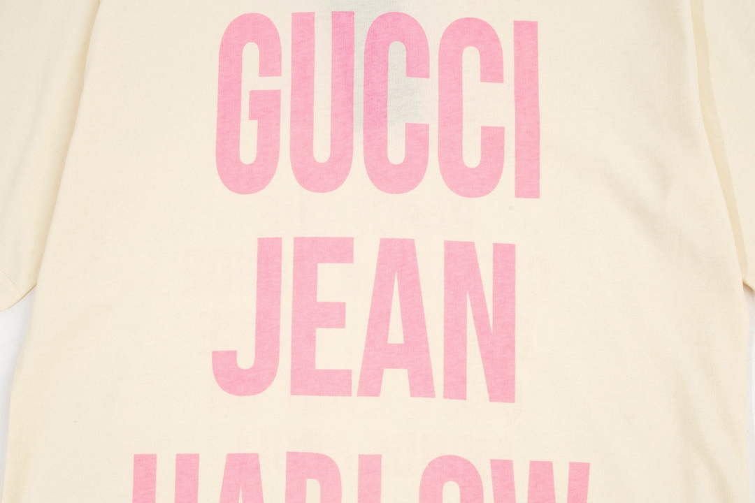 Gucci 457095 Logo print cotton jersey Men Women's T-shirt G38718