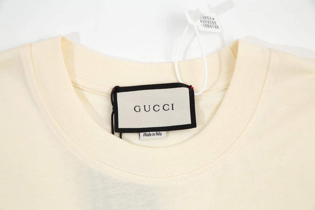 Gucci 457095 Logo print cotton jersey Men Women's T-shirt G38719