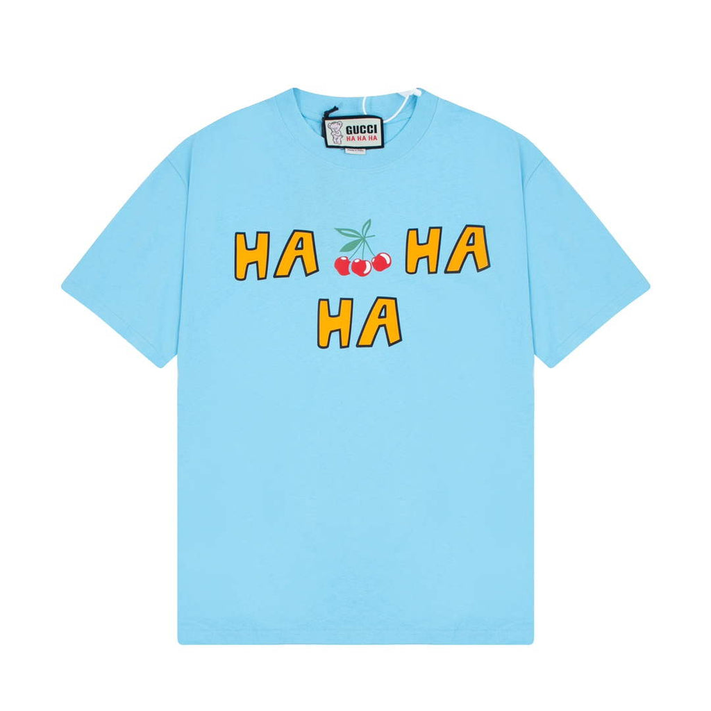 Gucci 457095 Logo print cotton jersey Men Women's T-shirt G38692