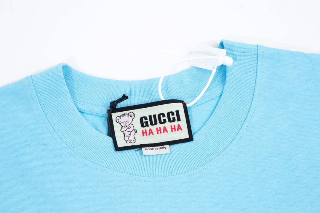 Gucci 457095 Logo print cotton jersey Men Women's T-shirt G38692