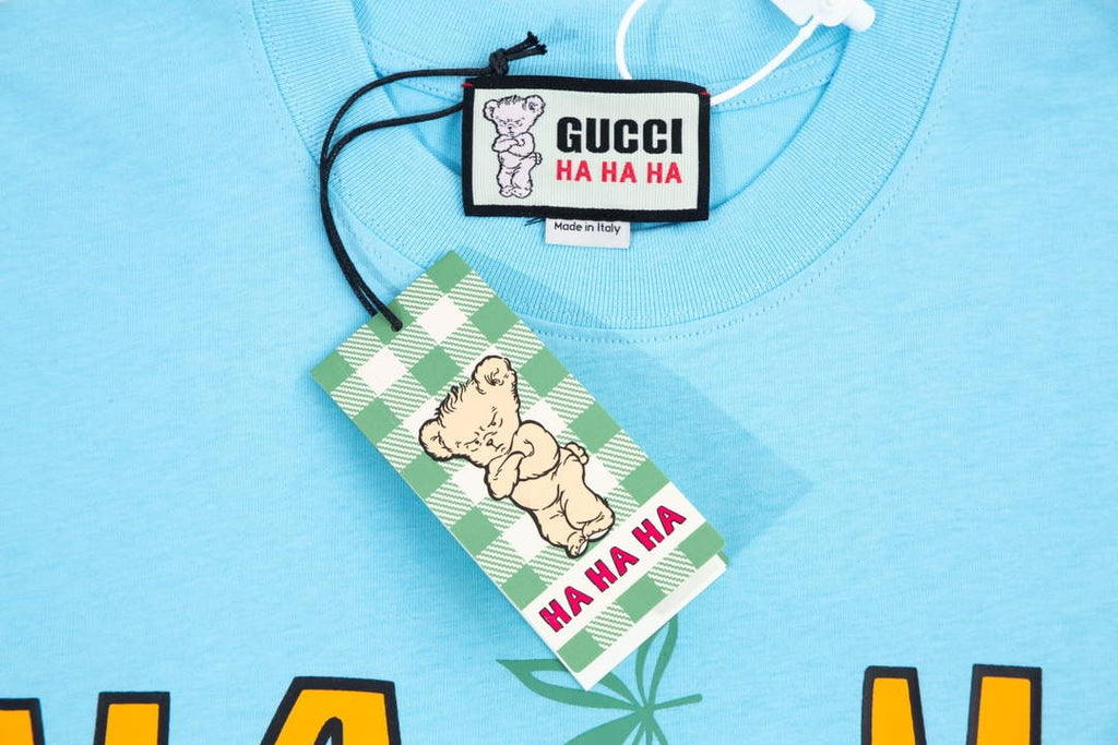 Gucci 457095 Logo print cotton jersey Men Women's T-shirt G38692