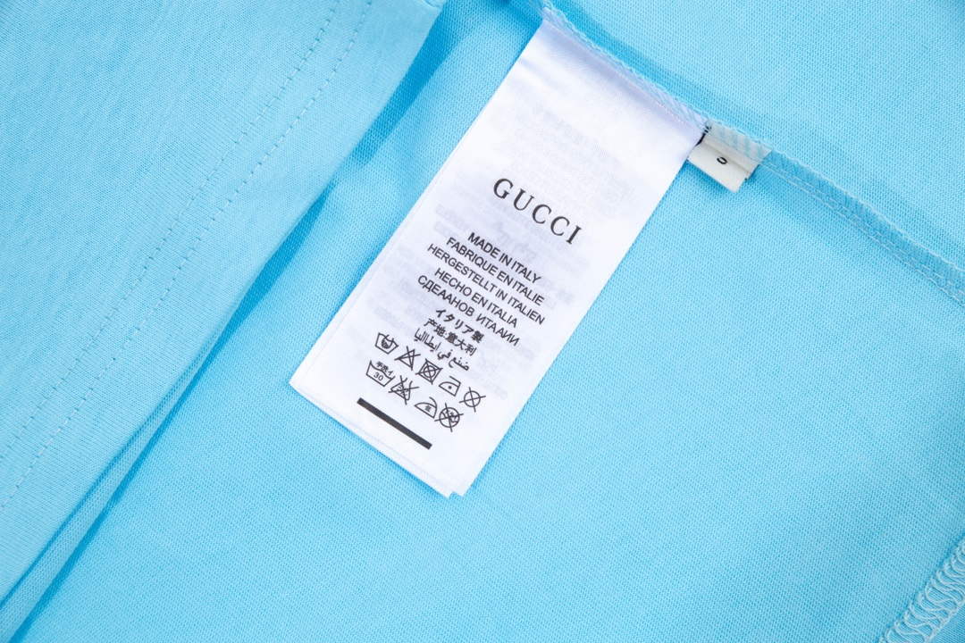 Gucci 457095 Logo print cotton jersey Men Women's T-shirt G38692