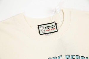 Gucci 457095 Logo print cotton jersey Men Women's T-shirt G38693 - SX - View 3