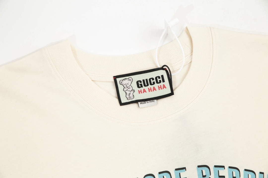 Gucci 457095 Logo print cotton jersey Men Women's T-shirt G38693