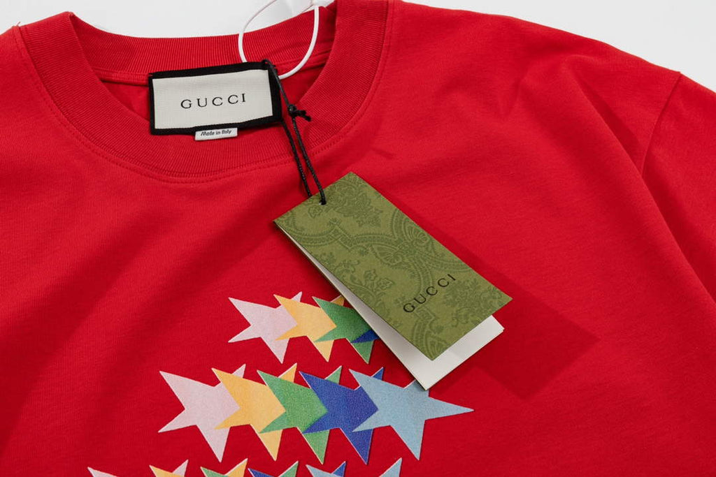 Gucci 457095 Logo print cotton jersey Men Women's T-shirt G38689