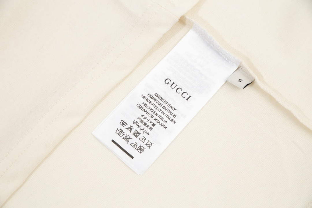Gucci 457095 Logo print cotton jersey Men Women's T-shirt G38693