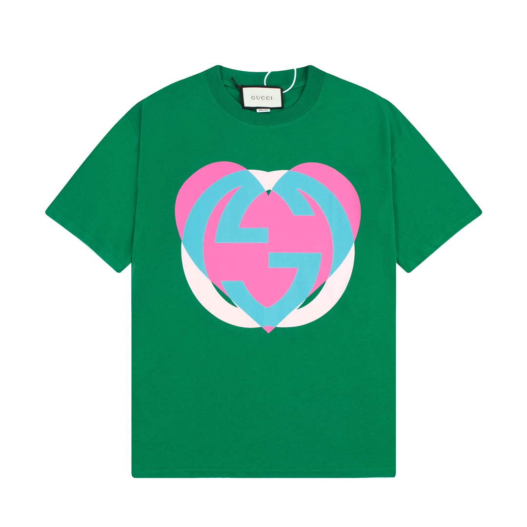 Gucci 457095 Logo print cotton jersey Men Women's T-shirt G38694