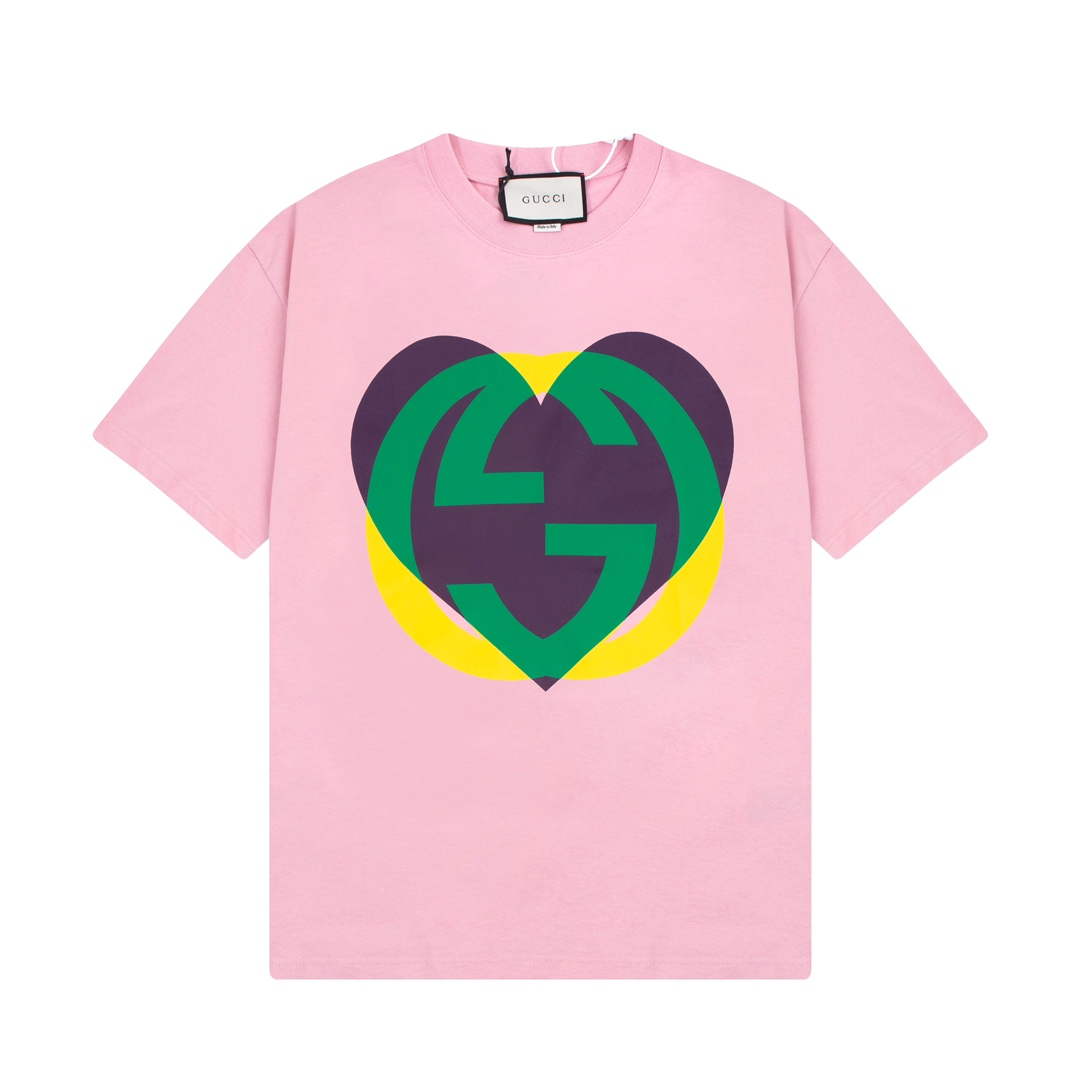 Gucci 457095 Logo print cotton jersey Men Women's T-shirt G38695
