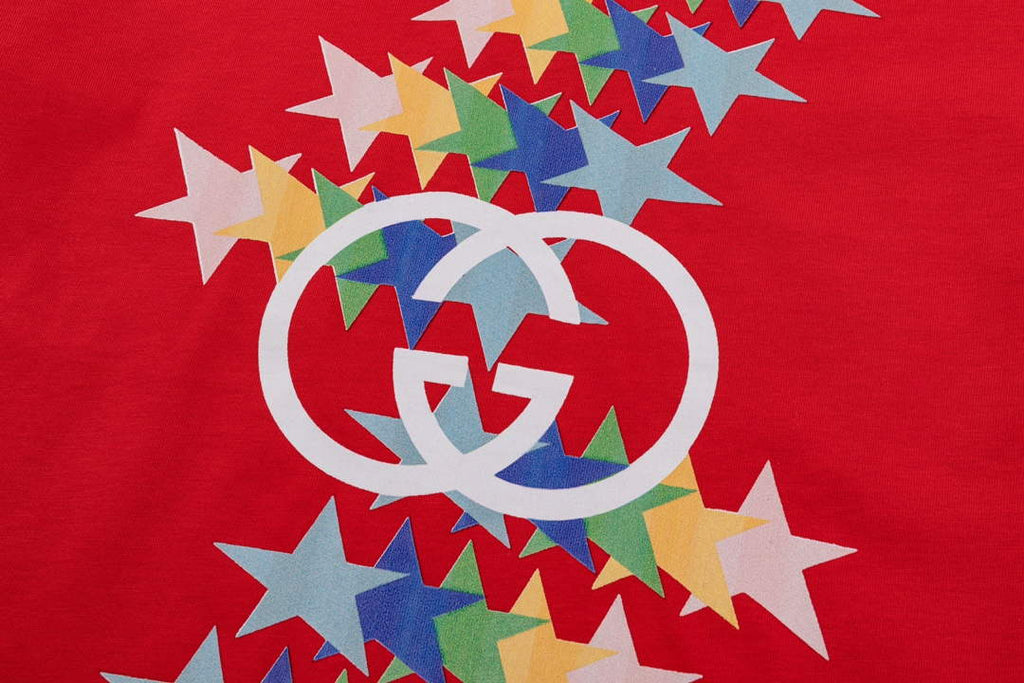 Gucci 457095 Logo print cotton jersey Men Women's T-shirt G38689