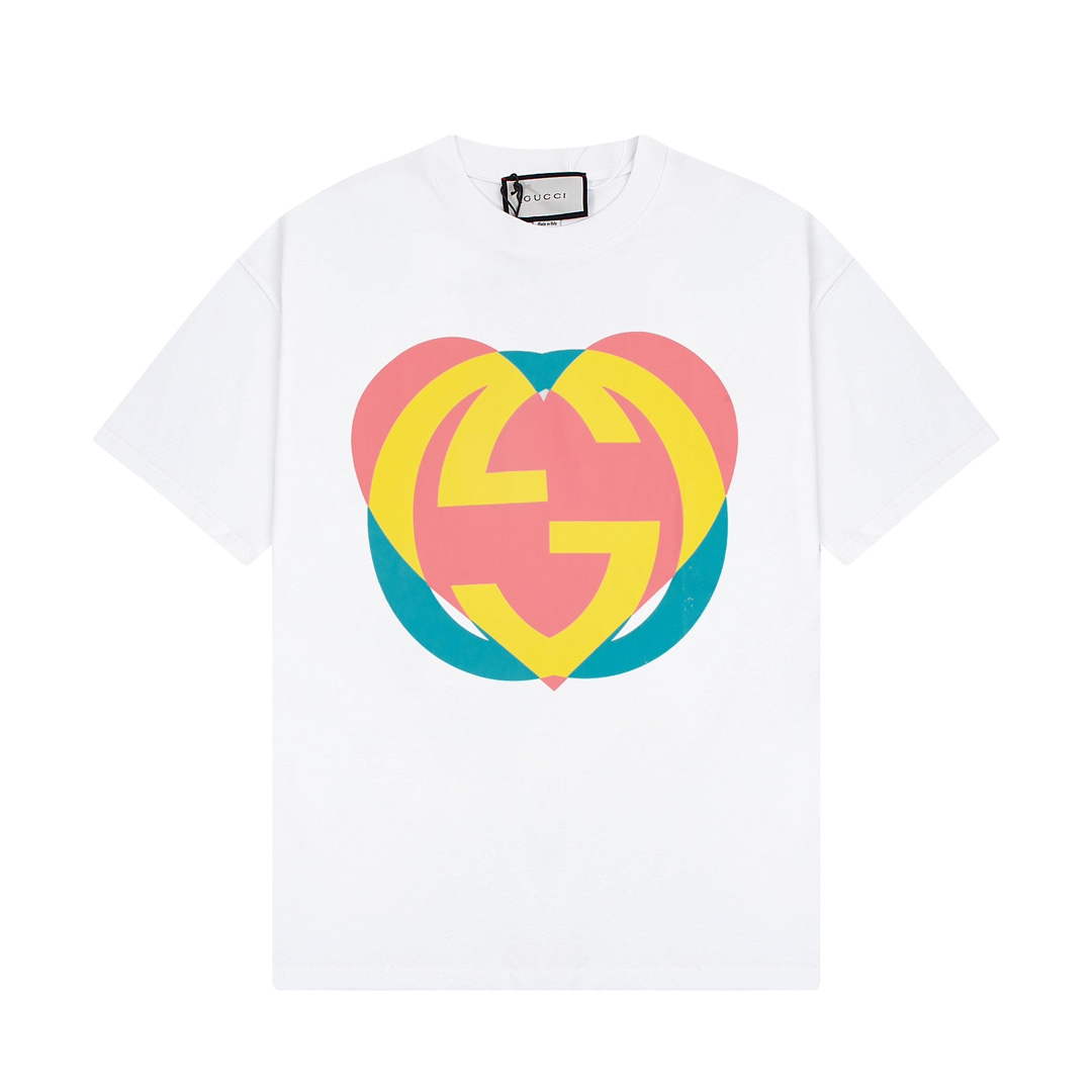 Gucci 457095 Logo print cotton jersey Men Women's T-shirt G38696