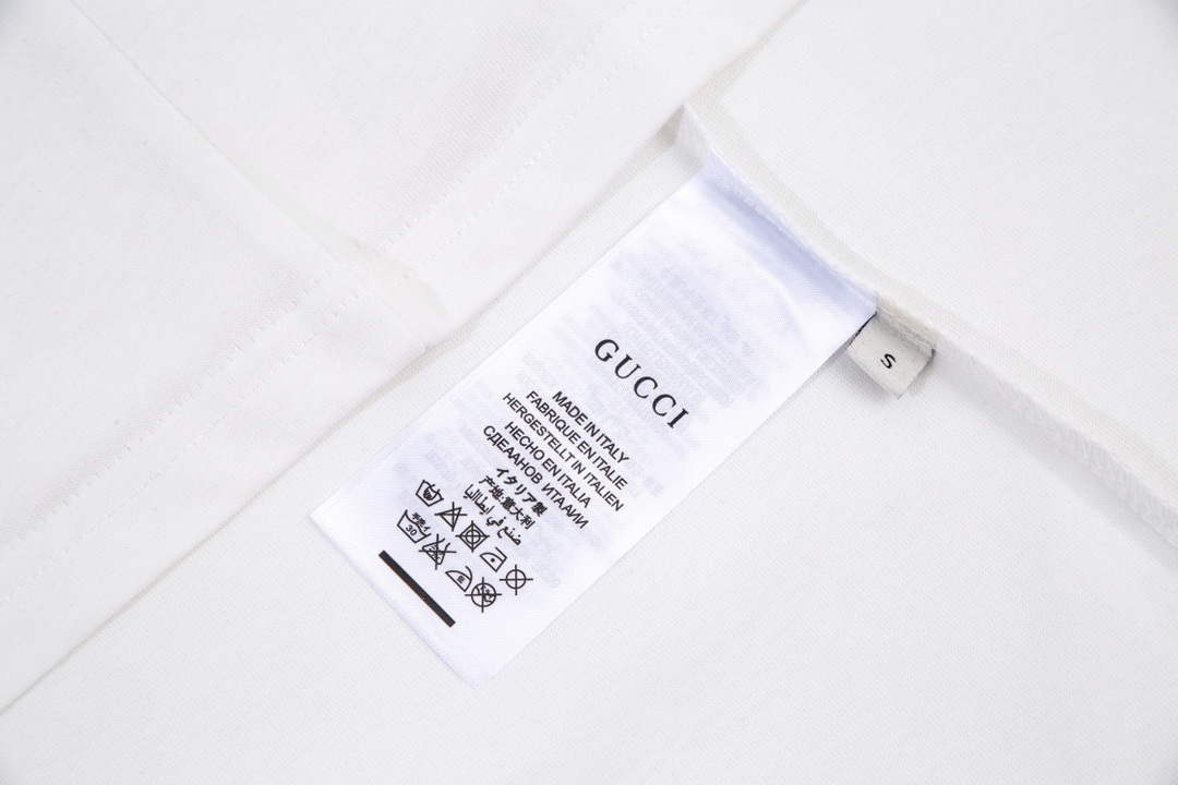 Gucci 457095 Logo print cotton jersey Men Women's T-shirt G38696