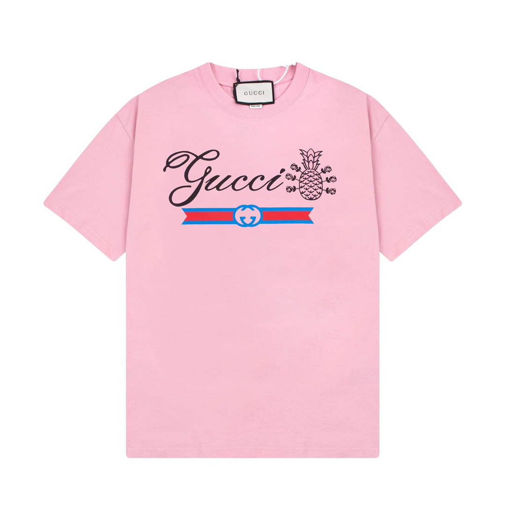 Gucci 457095 Logo print cotton jersey Men Women's T-shirt G38697