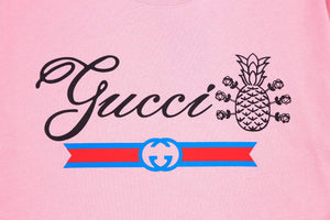 Gucci 457095 Logo print cotton jersey Men Women's T-shirt G38697 - SX - View 4