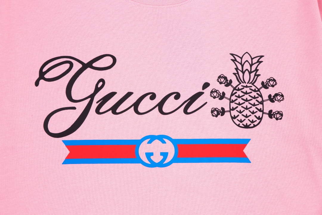 Gucci 457095 Logo print cotton jersey Men Women's T-shirt G38697