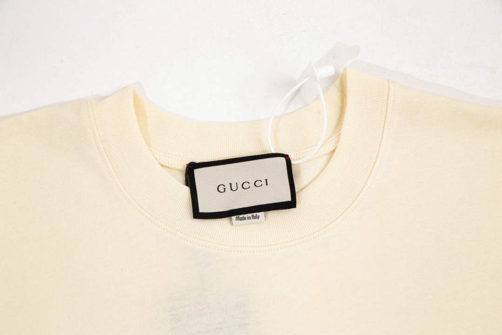 Gucci 457095 Logo print cotton jersey Men Women's T-shirt G38698