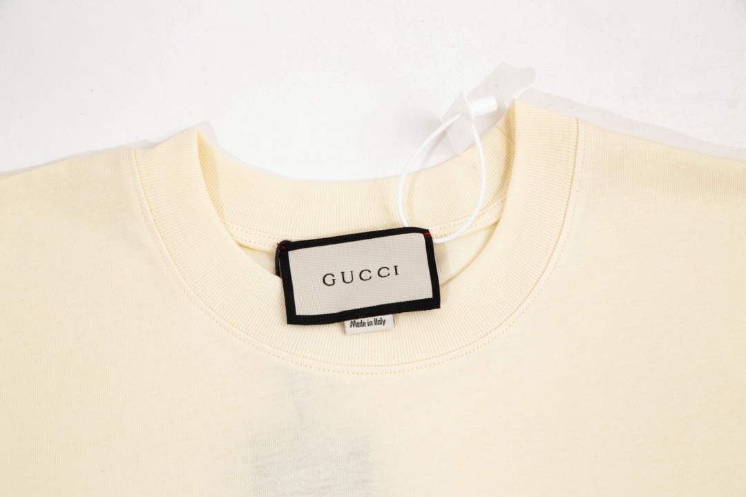 Gucci 457095 Logo print cotton jersey Men Women's T-shirt G38698