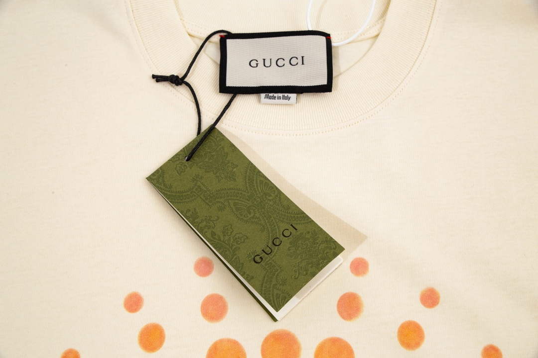 Gucci 457095 Logo print cotton jersey Men Women's T-shirt G38698