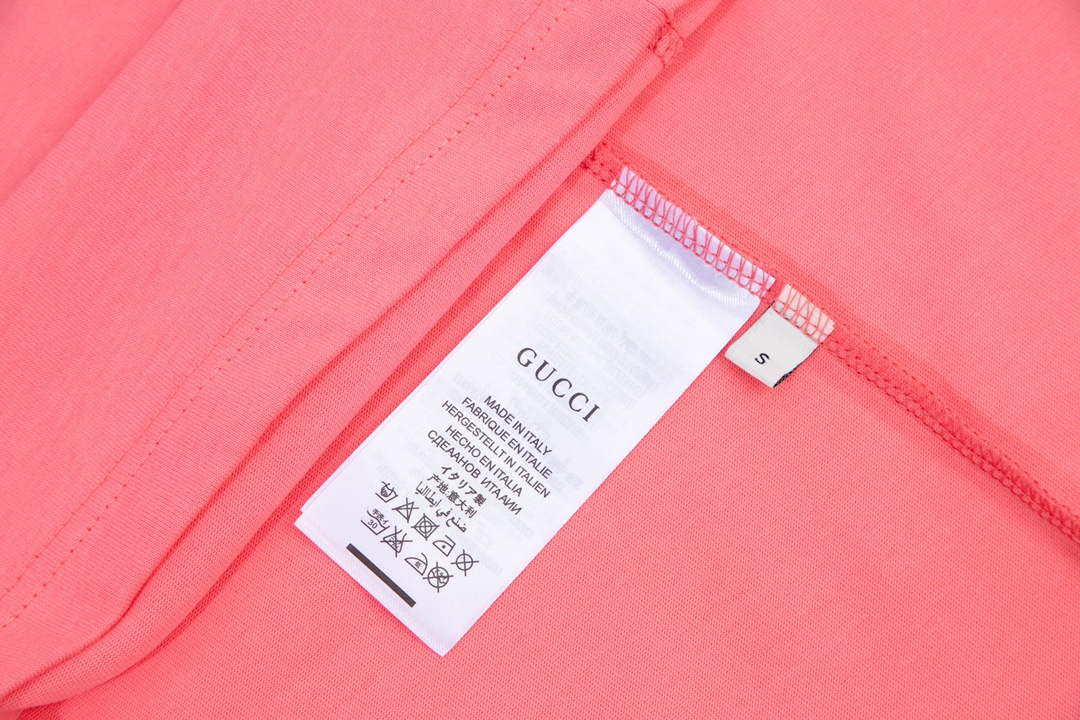 Gucci 457095 Logo print cotton jersey Men Women's T-shirt G38699
