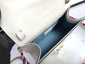 Gucci 470270 GG Sylvie Mini Shoulder Bag Beige - luxibagsmall