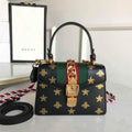 Gucci 470270 GG Sylvie Mini Shoulder Bag Black - luxibagsmall