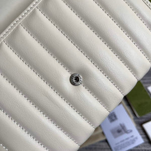 Gucci 474575 GG Marmont mini bag White - Default Title - View 7