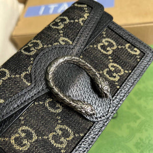 Gucci 476432 Dionysus GG Super Mini Bag Black - Default Title - View 7