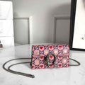 Gucci 476432 GG Dionysus Super Mini Leather Bag Pink - luxibagsmall