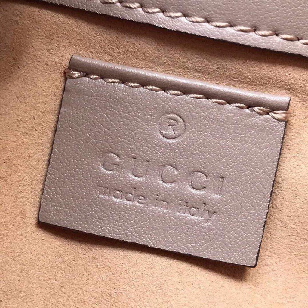 Gucci 476433 GG Marmont Matelass¨¦ Leather Super Mini Bag Light Pink - luxibagsmall