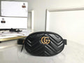 Gucci 476434 GG Marmont Matelass¨¦ Leather Belt Bag Black
