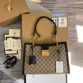 Gucci 479197 Padlock Medium GG Shoulder Bag Black - Default Title - View 1