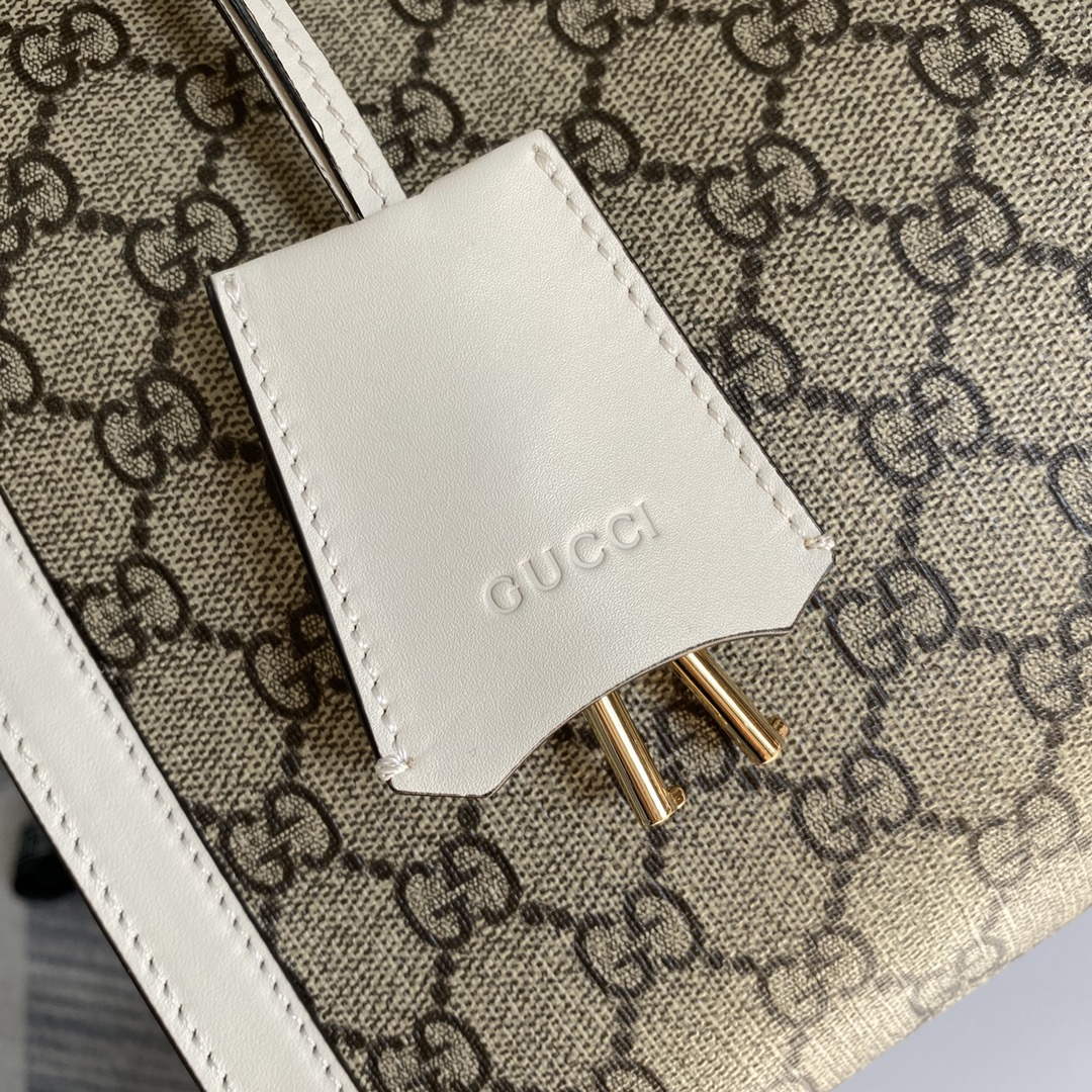 Gucci 479197 Padlock Medium GG Shoulder Bag White - Default Title - View 4