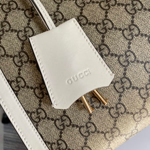 Gucci 479197 Padlock Medium GG Shoulder Bag White - Default Title - View 4