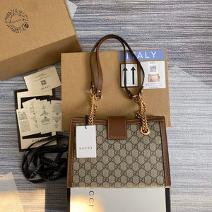 Gucci 498156 Padlock GG Small Shoulder Bag Brown - Default Title - View 2