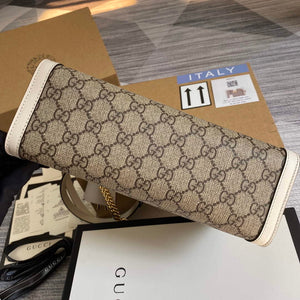 Gucci 498156 Padlock GG Small Shoulder Bag White - Default Title - View 6