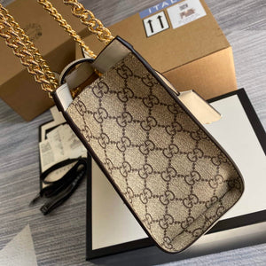 Gucci 498156 Padlock GG Small Shoulder Bag White - Default Title - View 7