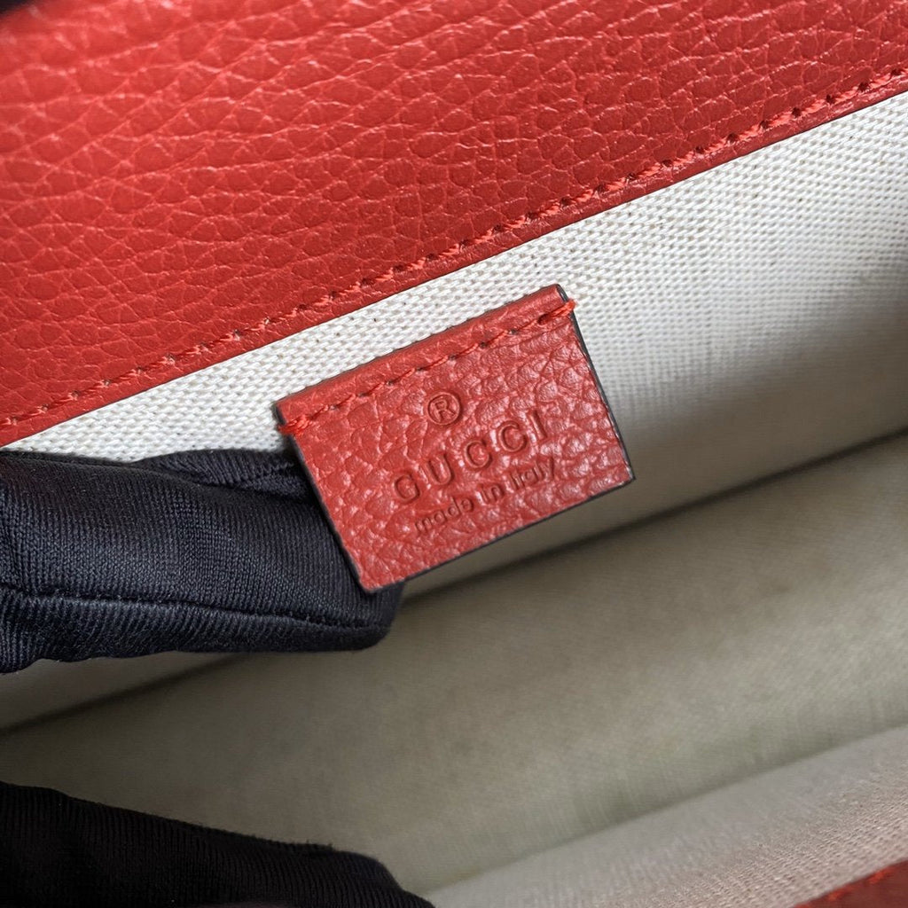 Gucci 499623 Dionysus Small Shoulder Bag Red