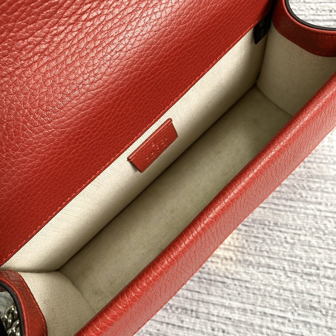 Gucci 499623 Dionysus Small Shoulder Bag Red
