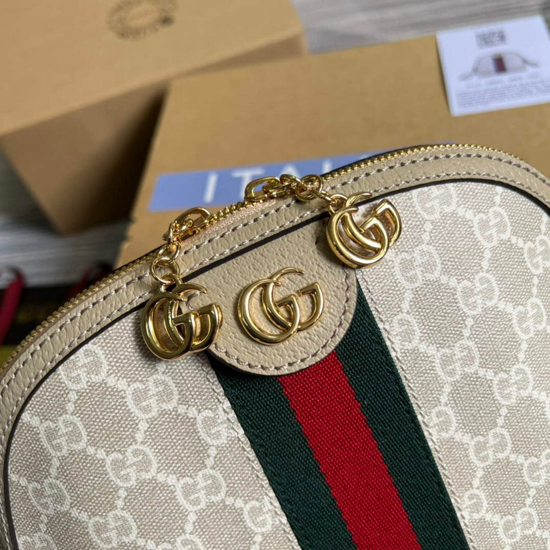 Gucci 499621 Ophidia GG small shoulder bag Oatmeal - Default Title - View 5