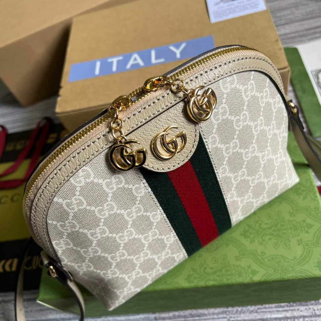 Gucci 499621 Ophidia GG small shoulder bag Oatmeal