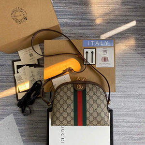 Gucci 499621 Ophidia Small GG Shoulder Bag Beige Brown - Default Title - View 1
