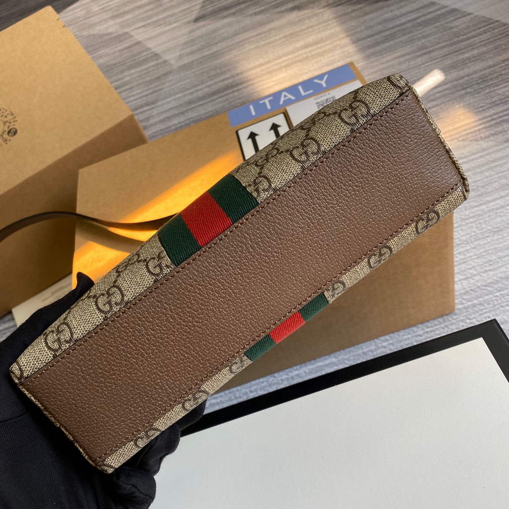 Gucci 499621 Ophidia Small GG Shoulder Bag Beige Brown