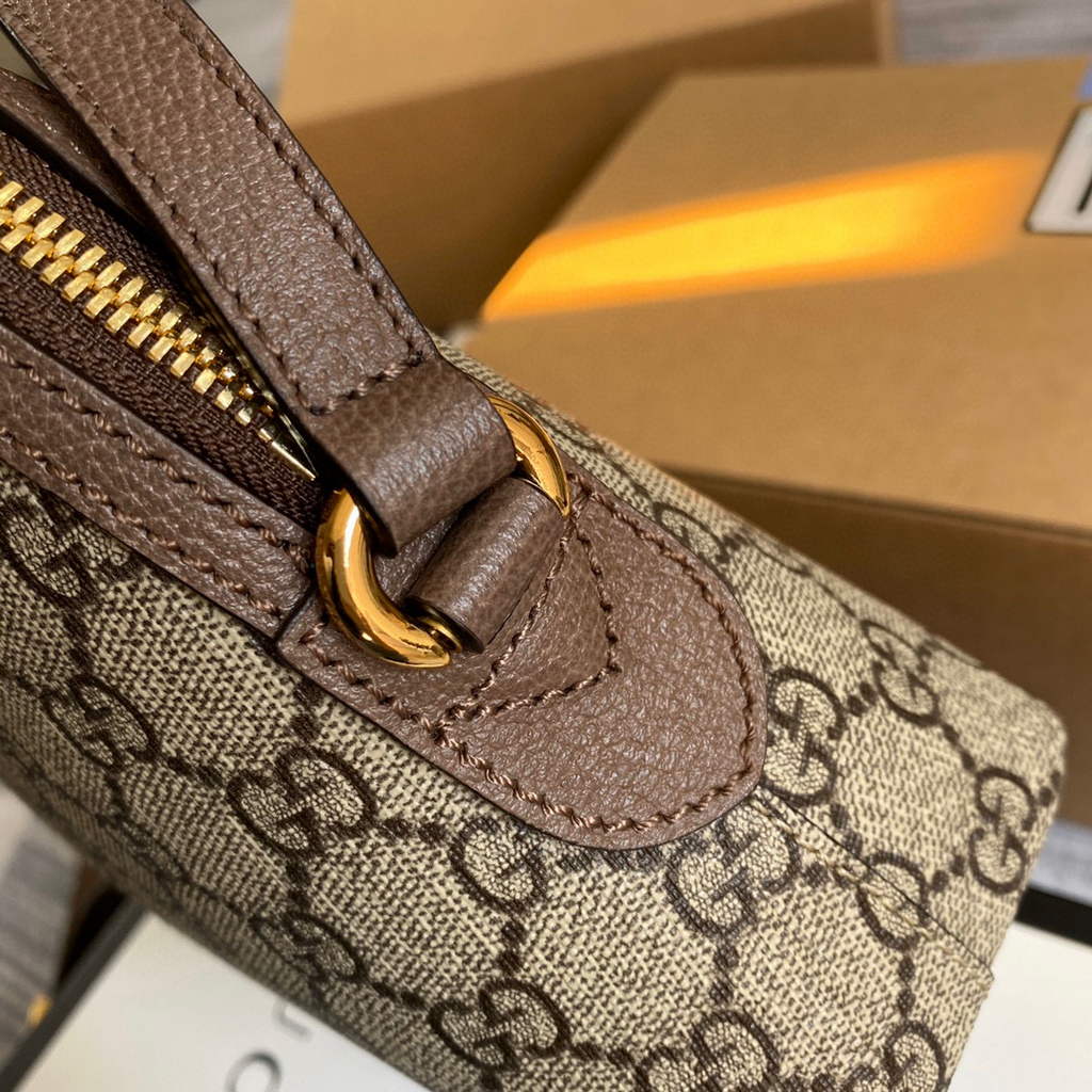 Gucci 499621 Ophidia Small GG Shoulder Bag Beige Brown