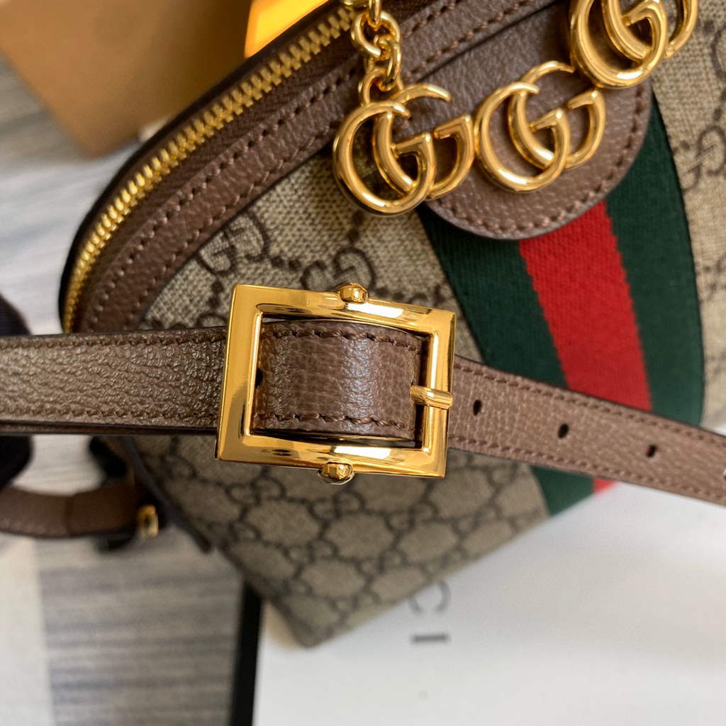 Gucci 499621 Ophidia Small GG Shoulder Bag Beige Brown