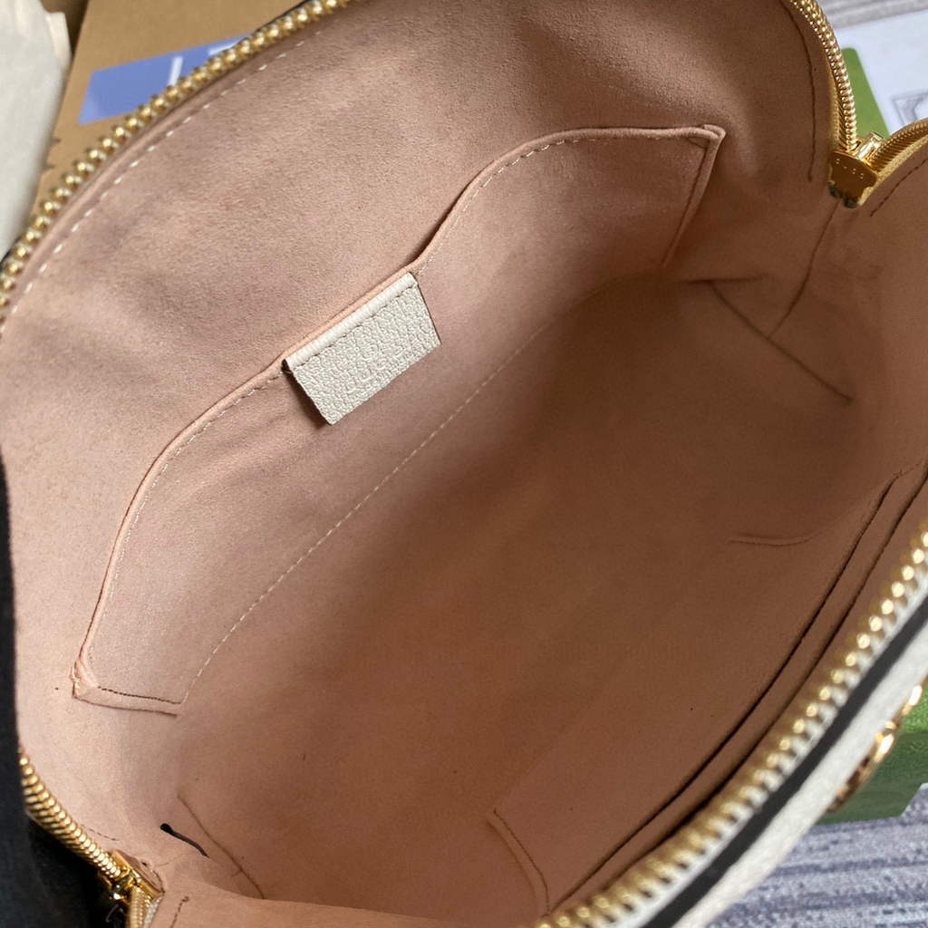 Gucci 499621 Ophidia Small GG Shoulder Bag Beige White