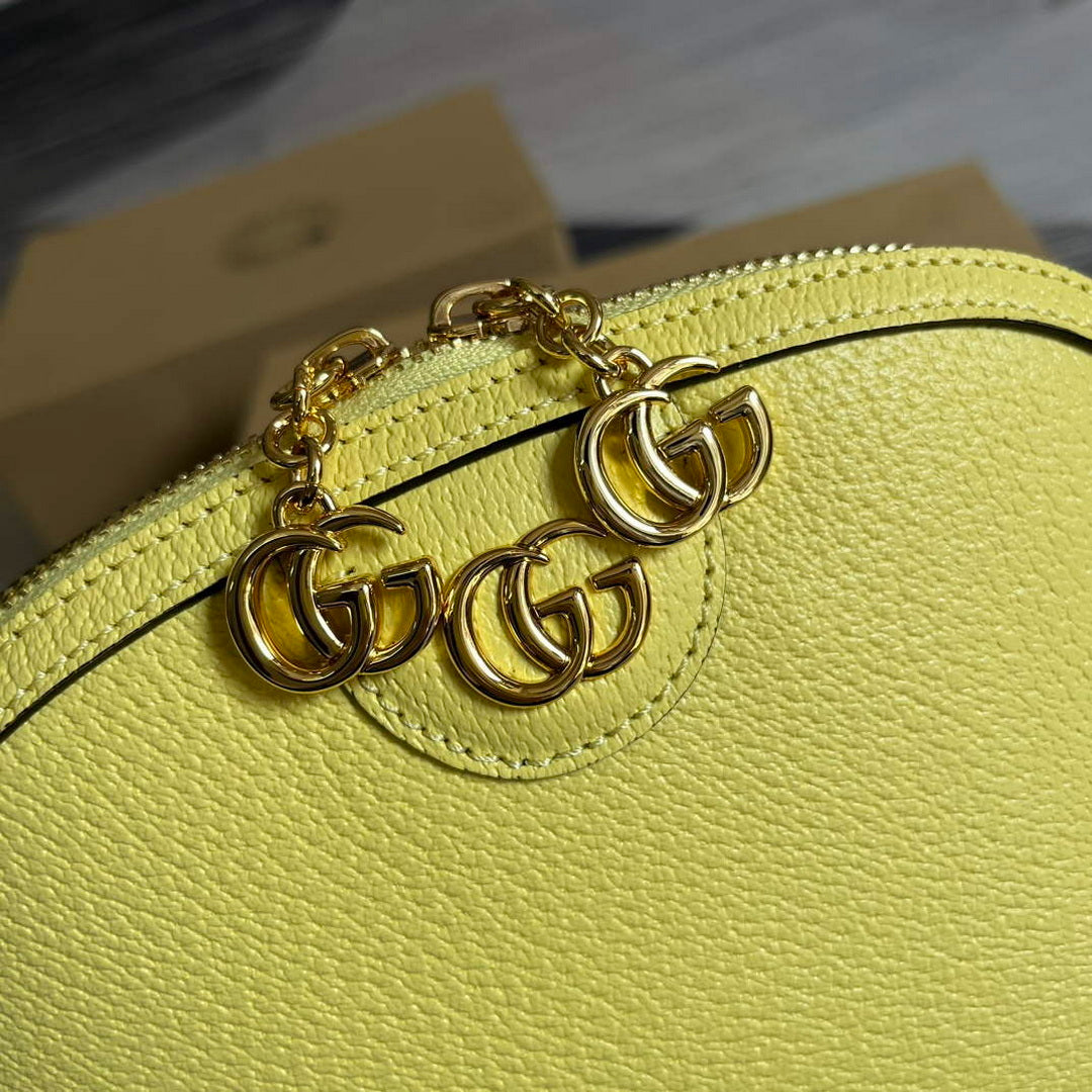 Gucci 499621 Ophidia small shoulder bag with Double G yellow - Default Title - View 5