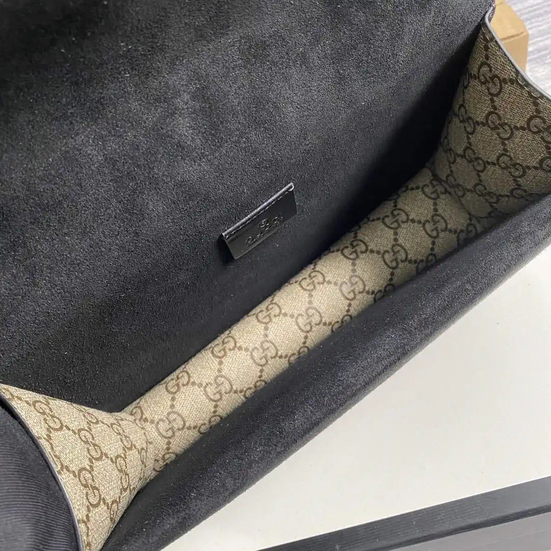 Gucci 499623 Dionysus medium shoulder bag Beige Black