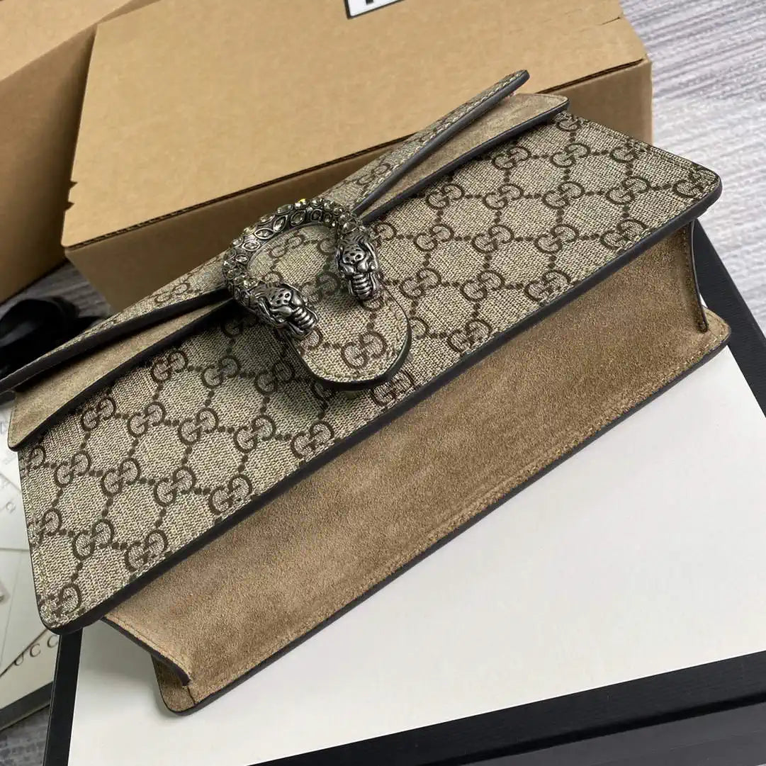 Gucci 499623 Dionysus medium shoulder bag Beige